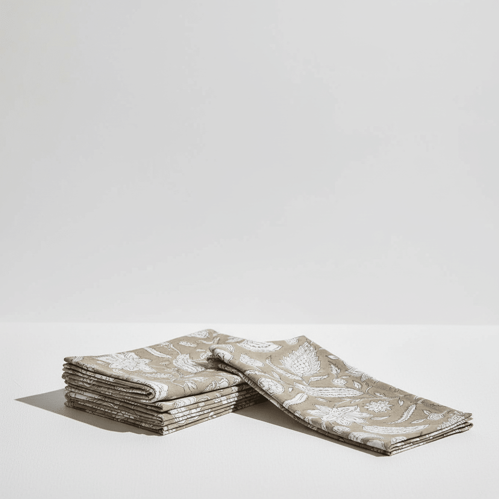100% Cotton Napkins 4pc Ember Collective