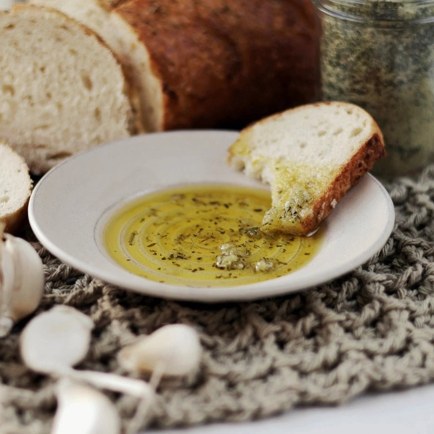Ceramic Garlic Grater Plate Off - White The Bright Angle