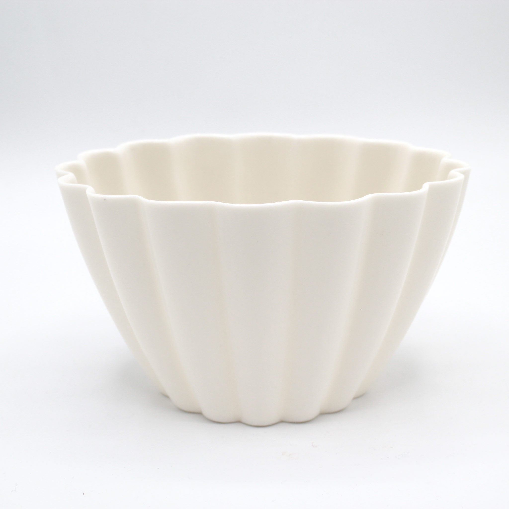 Elysian Fluted Porcelain Candle Holder Ember Collective
