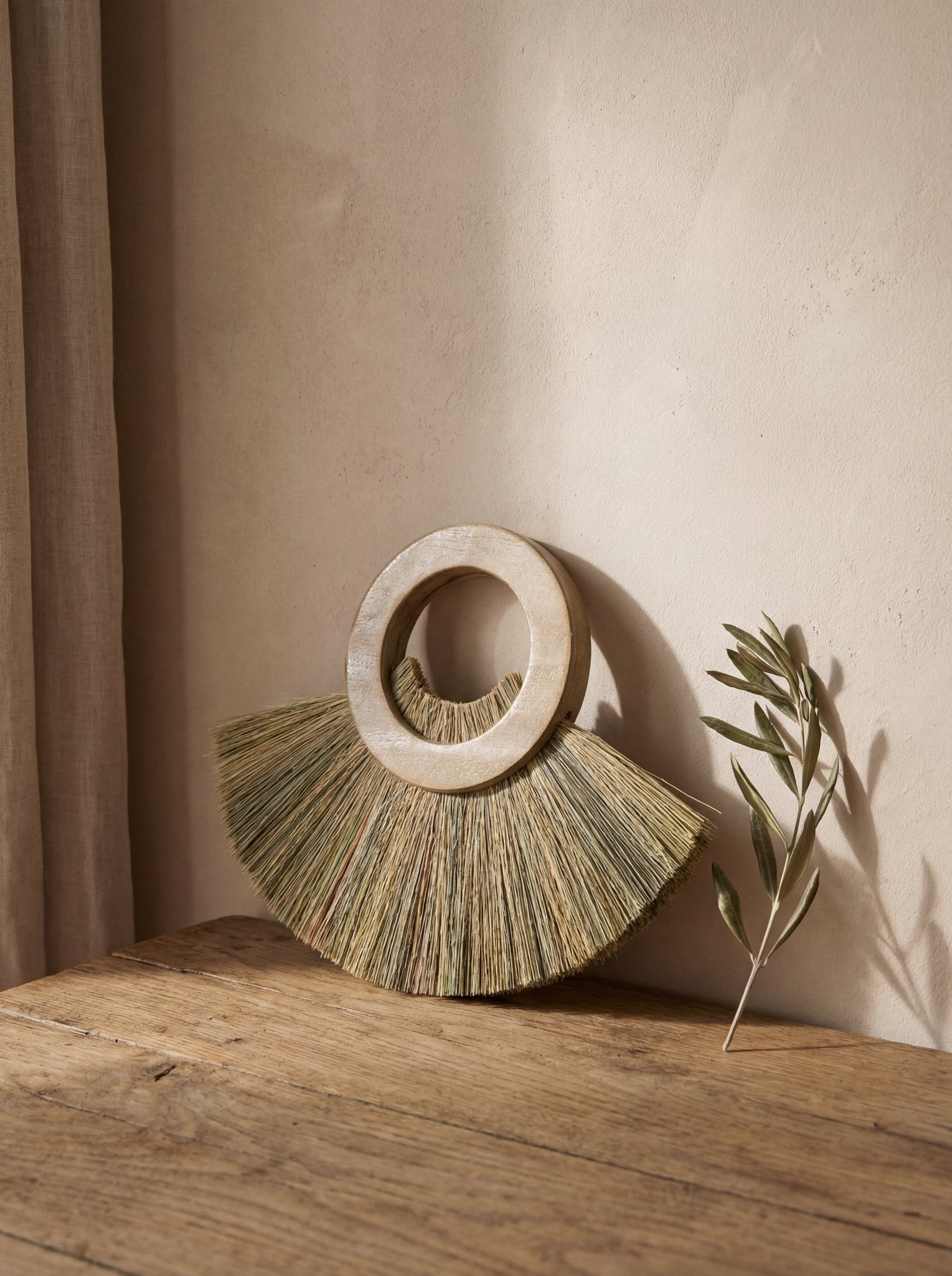 Gemelina Wooden Circle Handbroom Ember Collective