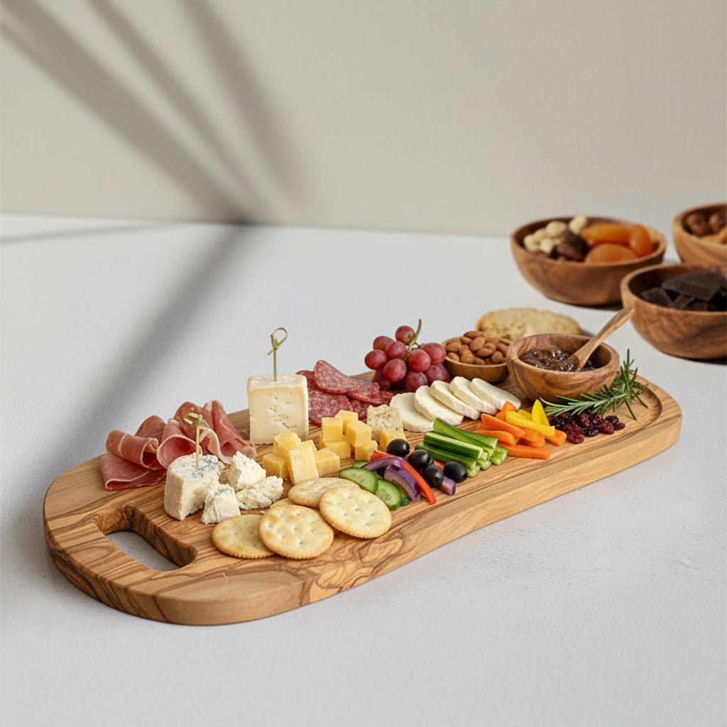 Olive Wood Charcuterie Board Ember Collective