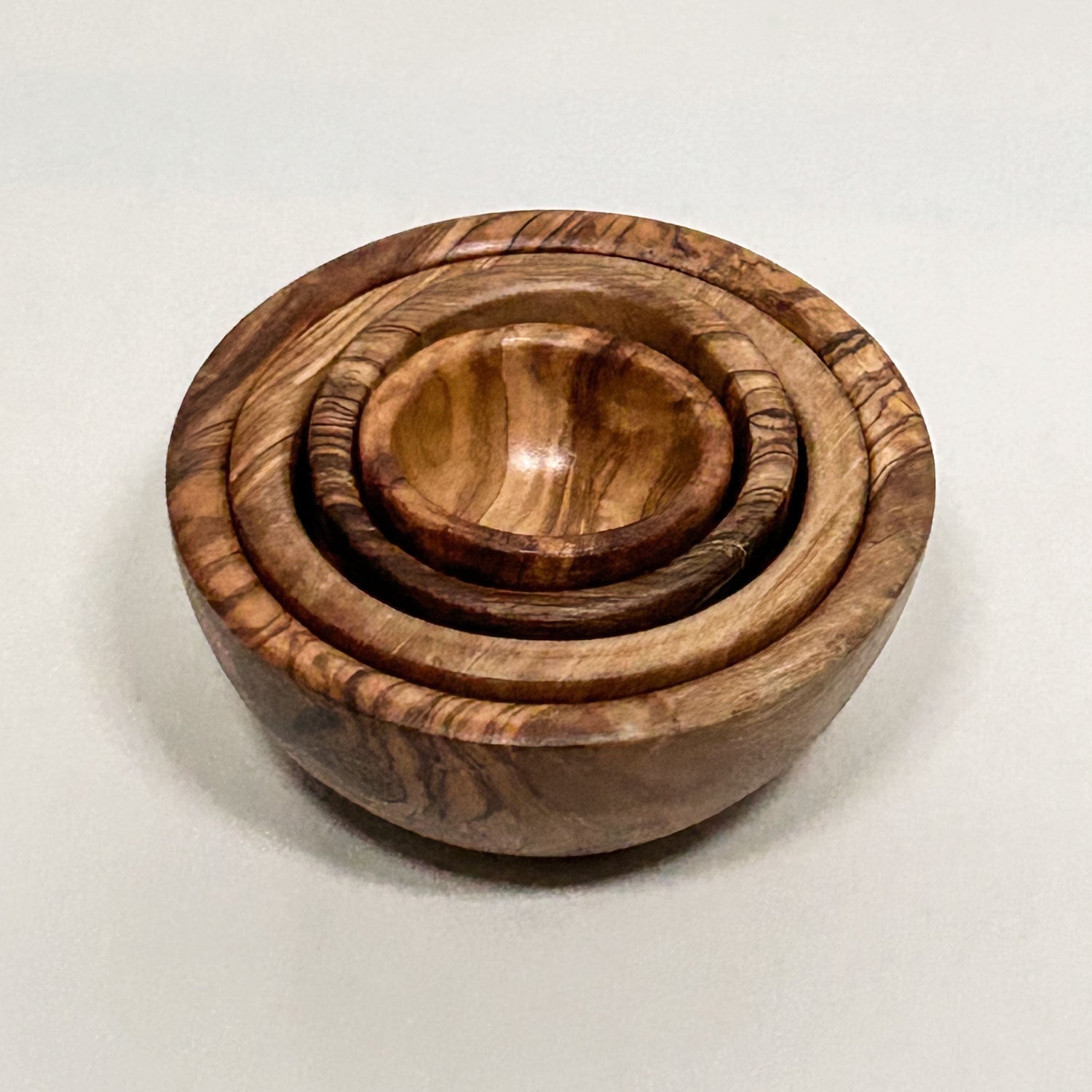 Olive Wood Nesting Bowl Set Ember Collective
