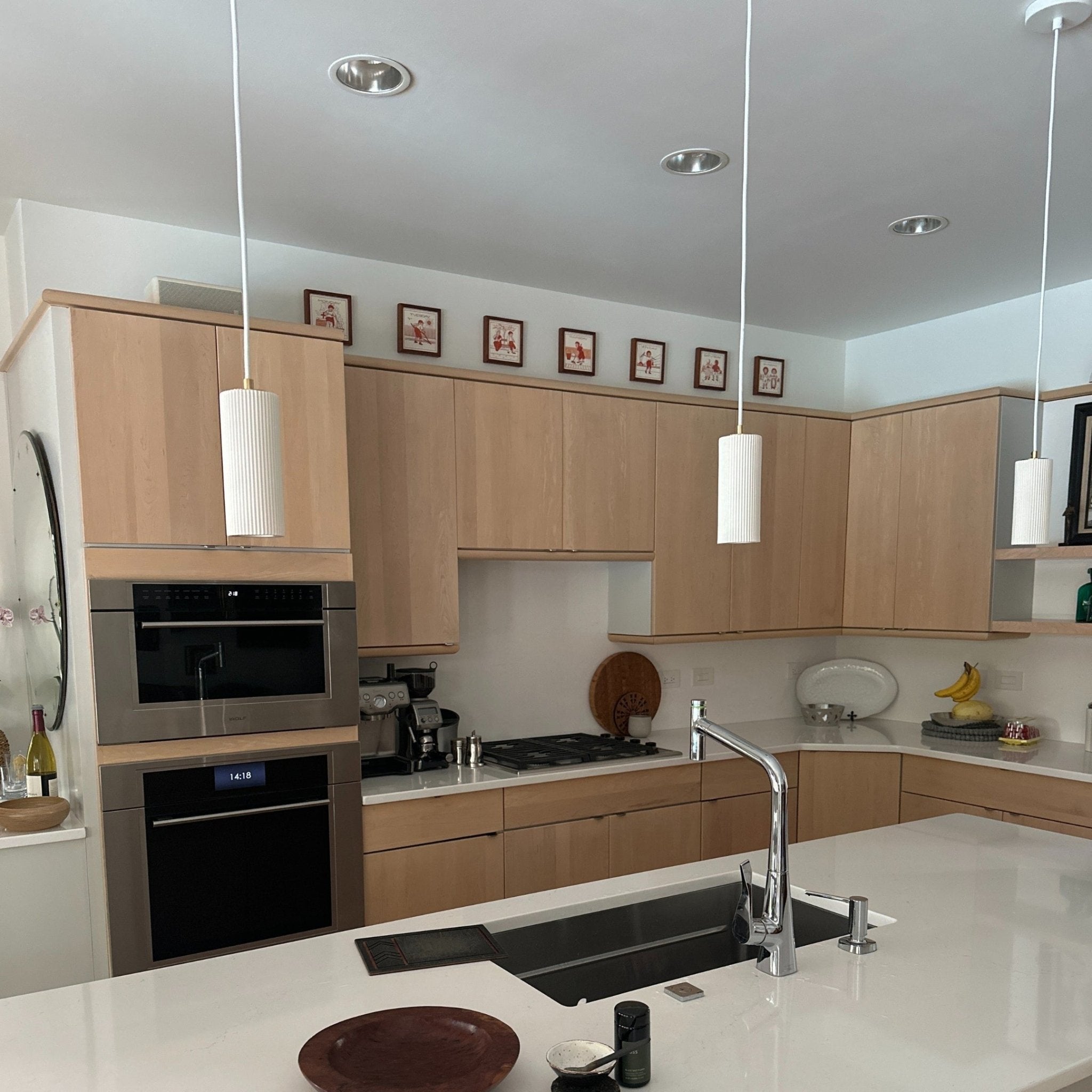 Pillar Hanging Porcelain Pendant Light The Bright Angle