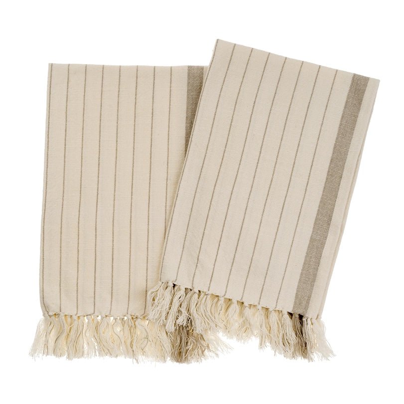 Pinstripe Hammam Hand Towels Ember Collective