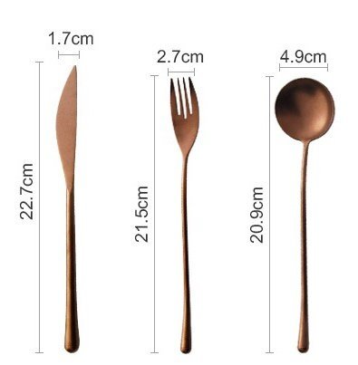 Rose Gold Flatware Rose gold Ember Collective