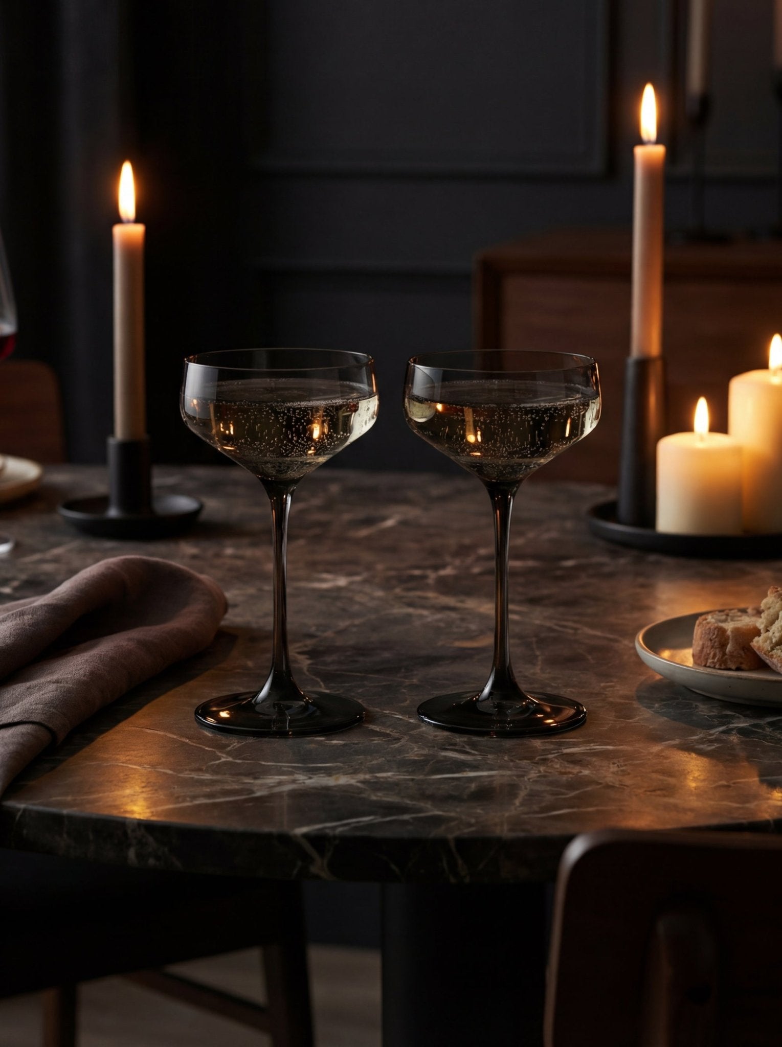 Smoke Crystal Coupes (Set of 2) Ember Collective