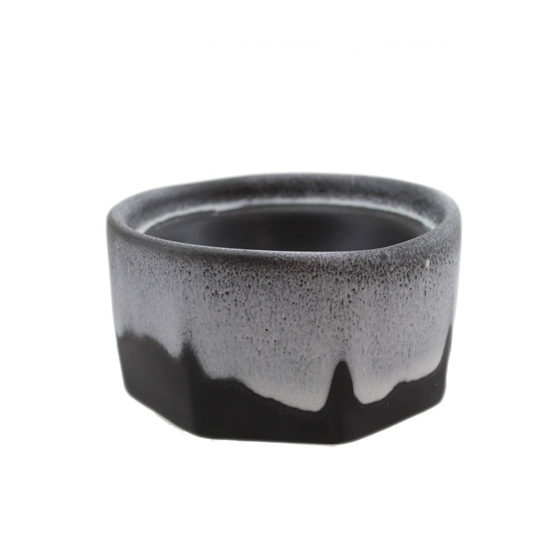 Porcelain Salt Cellar Pisgah Blue Ember Collective