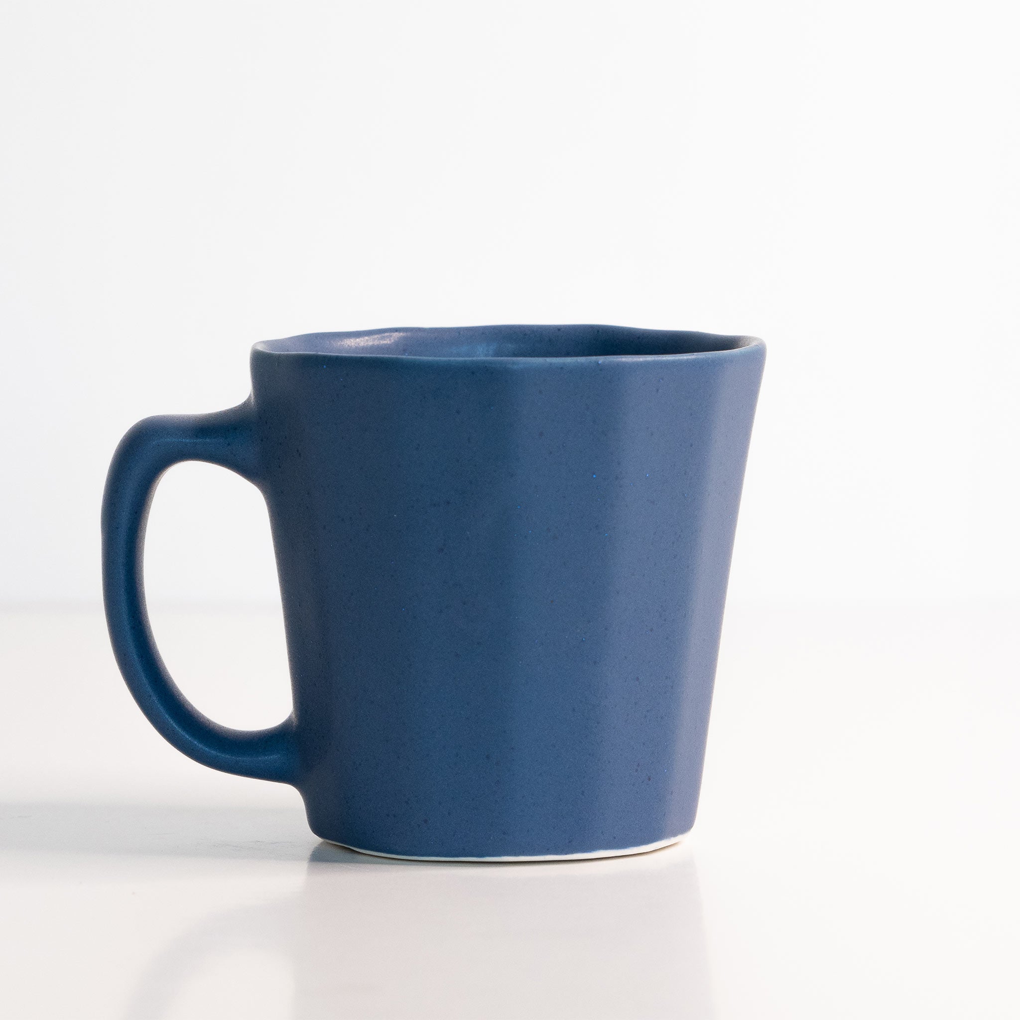 Monday Mug - Handmade Porcelain Coffee Cup Pisgah Blue Ember Collective