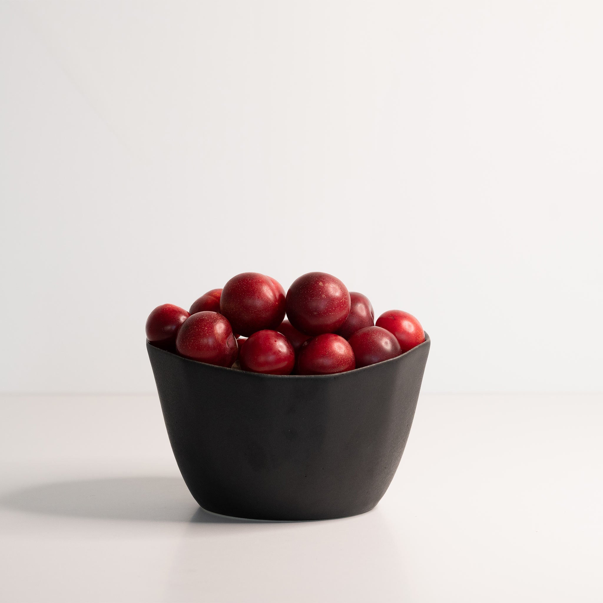 Small Porcelain Nesting Bowl Mica Black Ember Collective