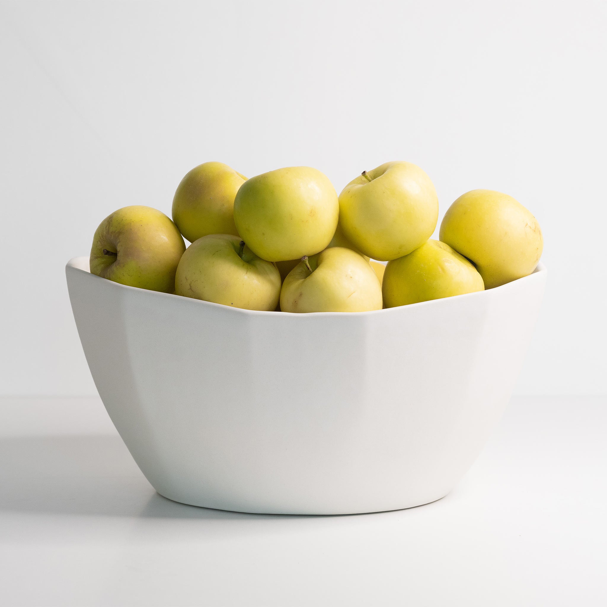 Large Porcelain Nesting Bowl Silk White Ember Collective
