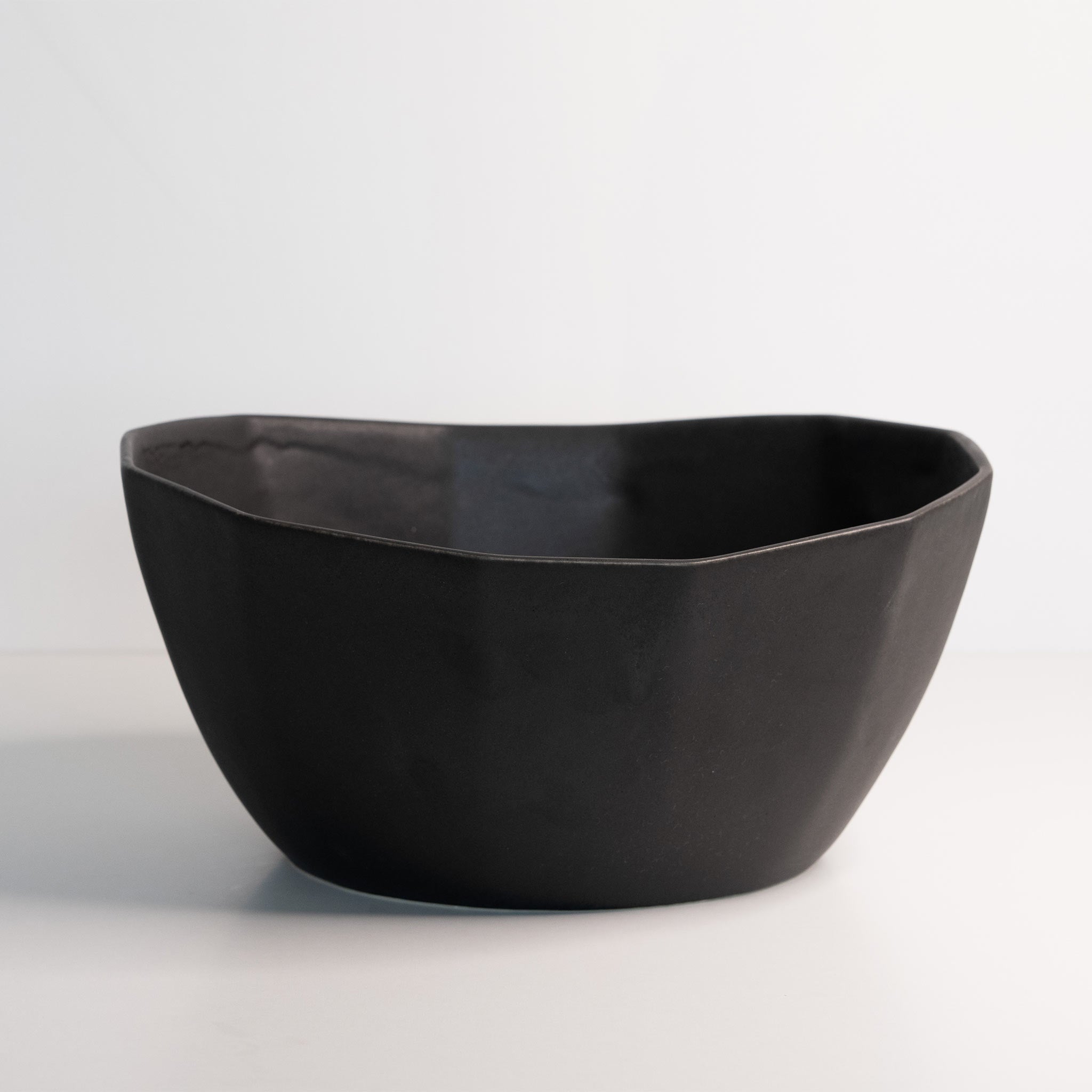Large Porcelain Nesting Bowl Mica Black Ember Collective