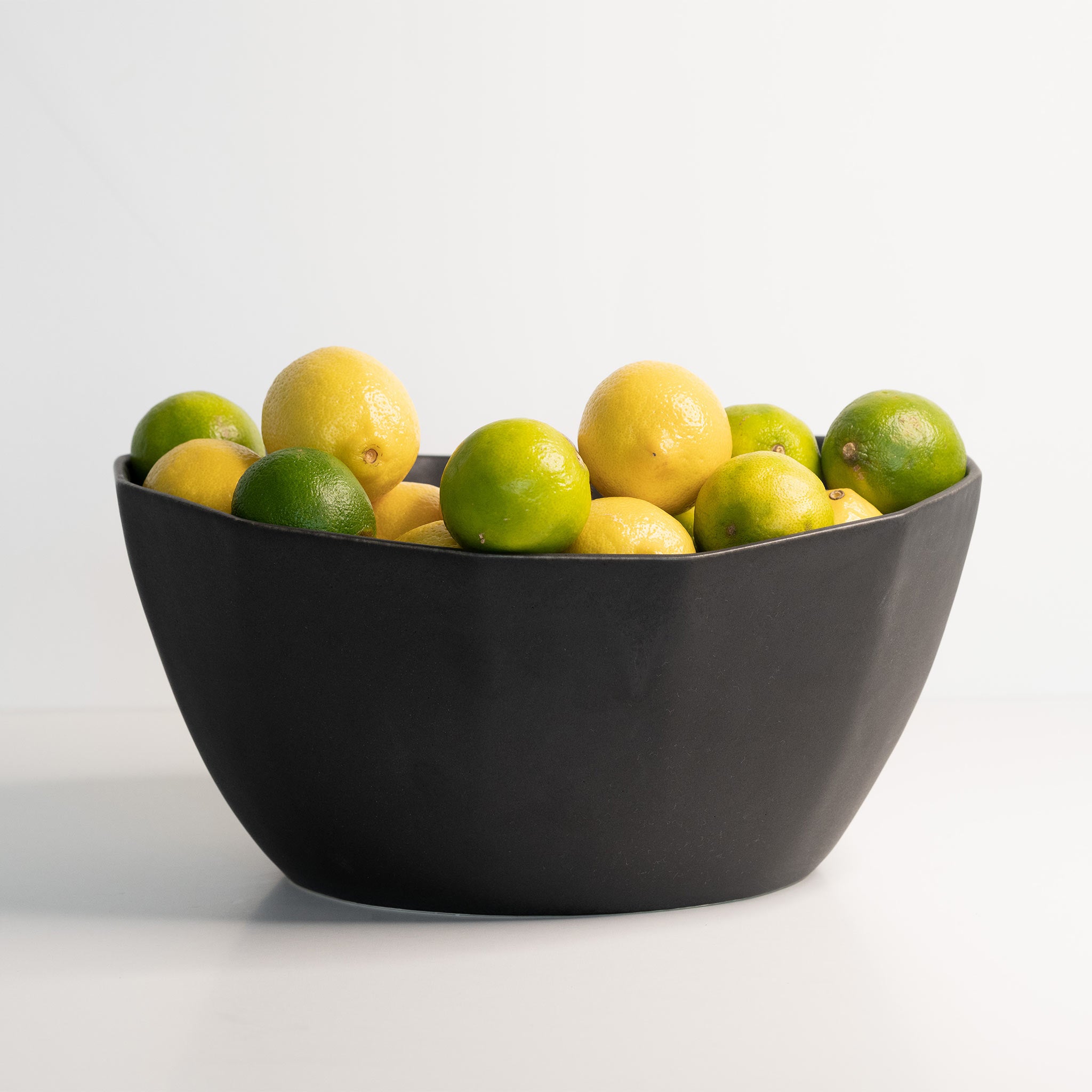 Large Porcelain Nesting Bowl Mica Black Ember Collective