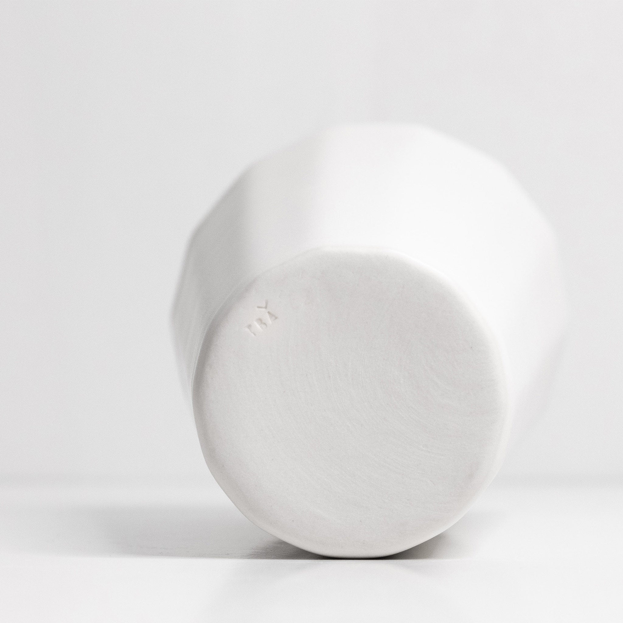 Handmade Porcelain Pint Cup Mica Black Ember Collective