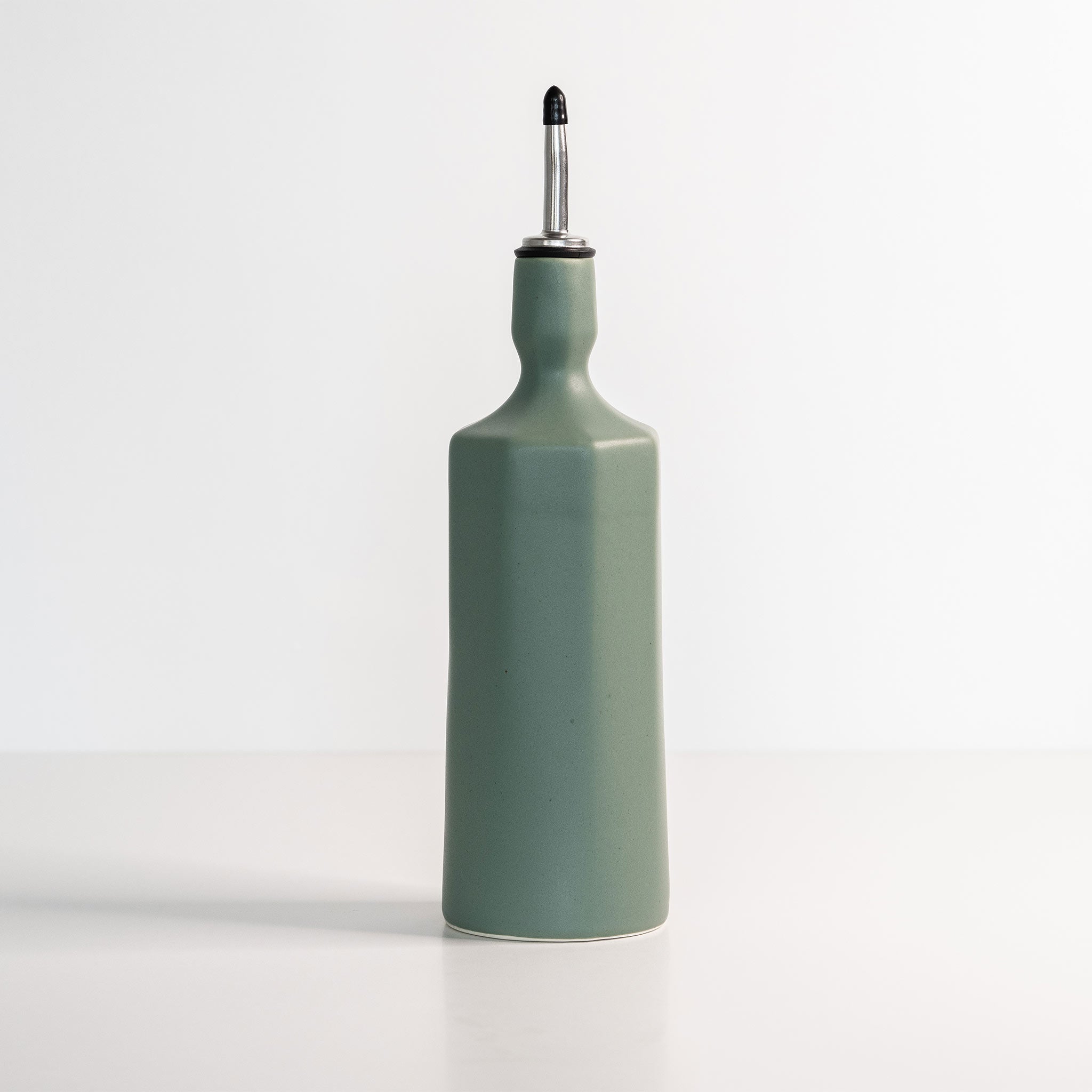 Elixir Porcelain Olive Oil Dispenser Rosemary Green The Bright Angle
