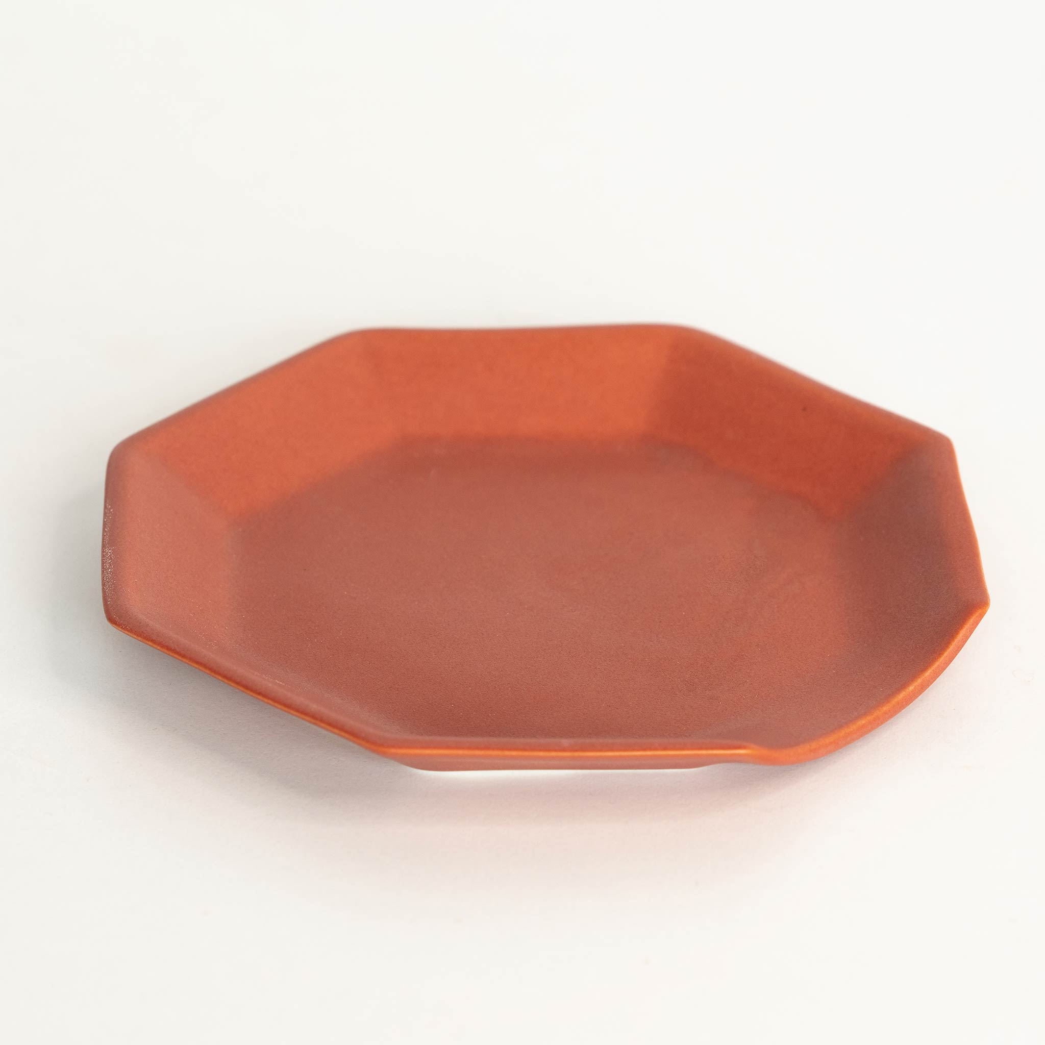Handmade Porcelain Spoon Rest Terracotta Red Ember Collective