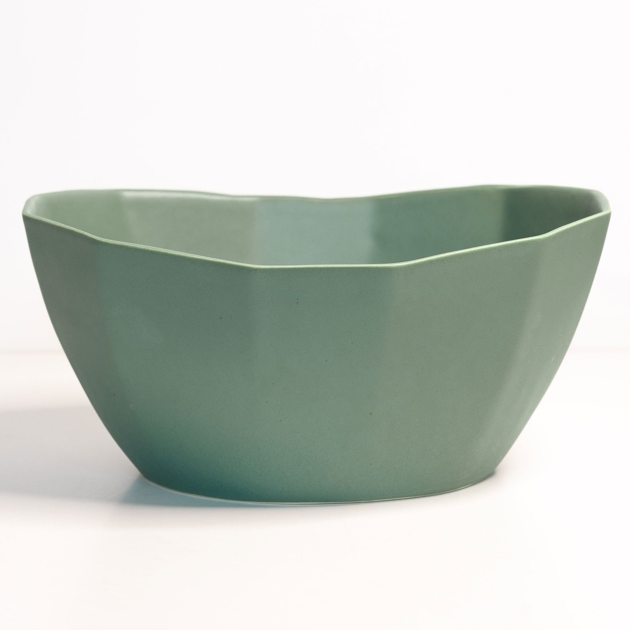 Large Porcelain Nesting Bowl Rosemary Green Ember Collective