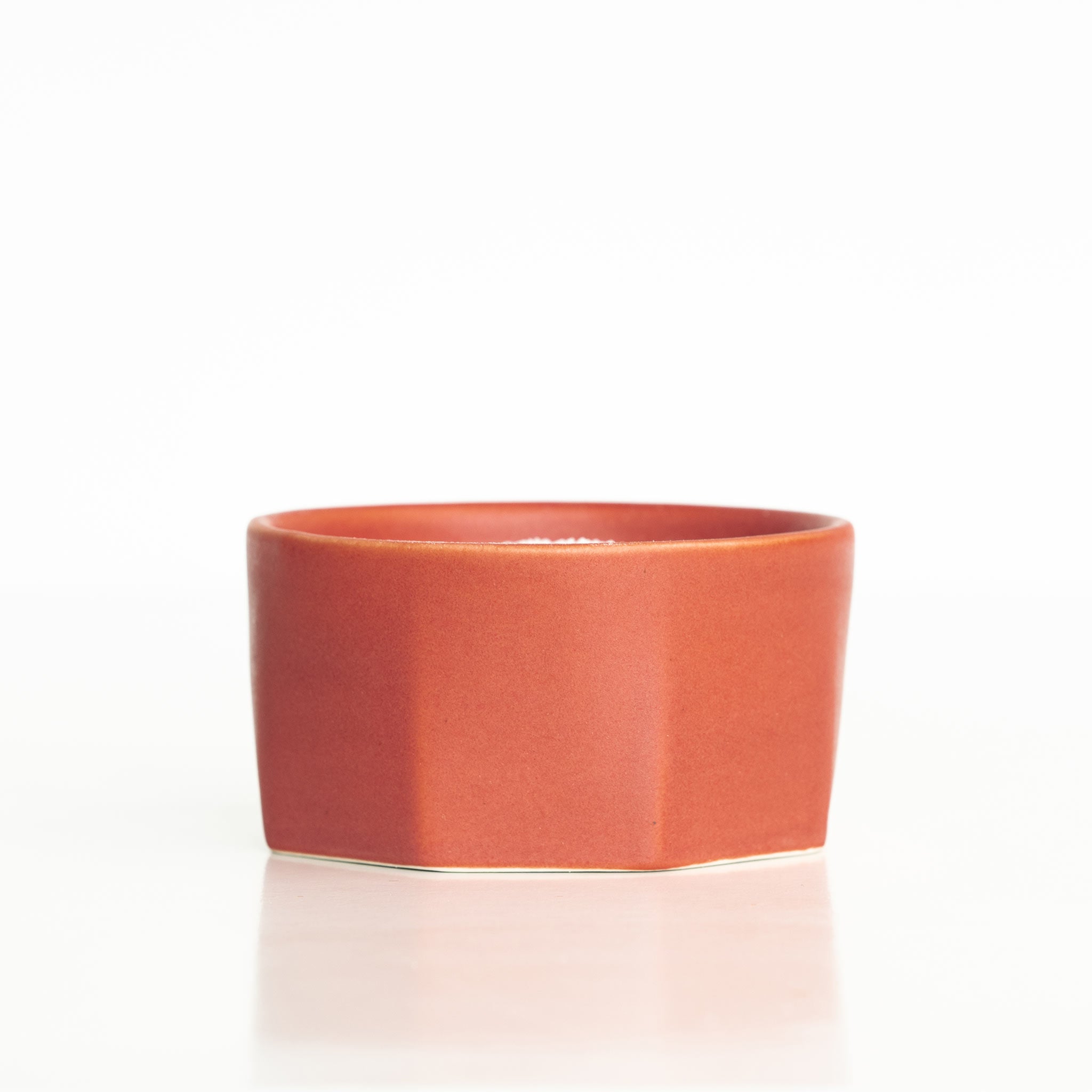 Porcelain Salt Cellar Terracotta Red Ember Collective