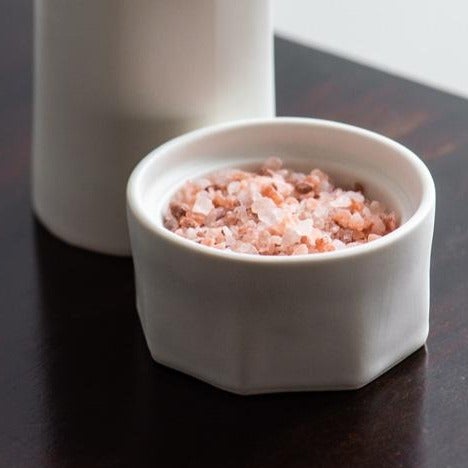 Porcelain Salt Cellar Pisgah Blue Ember Collective