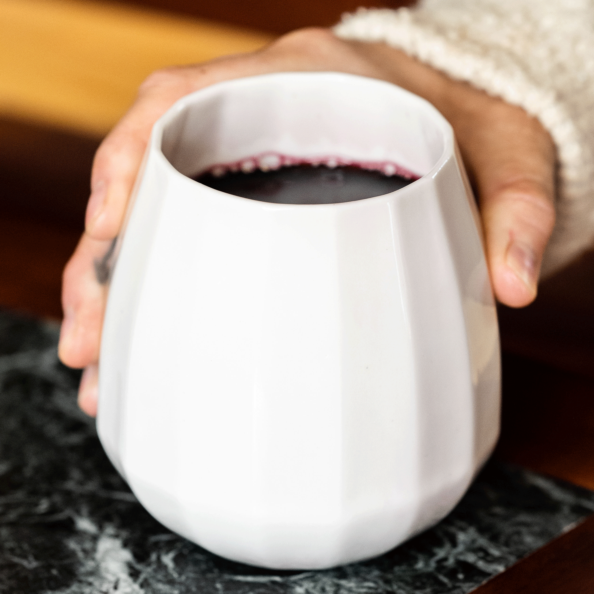 Translucent Porcelain Wine Glass Translucent The Bright Angle