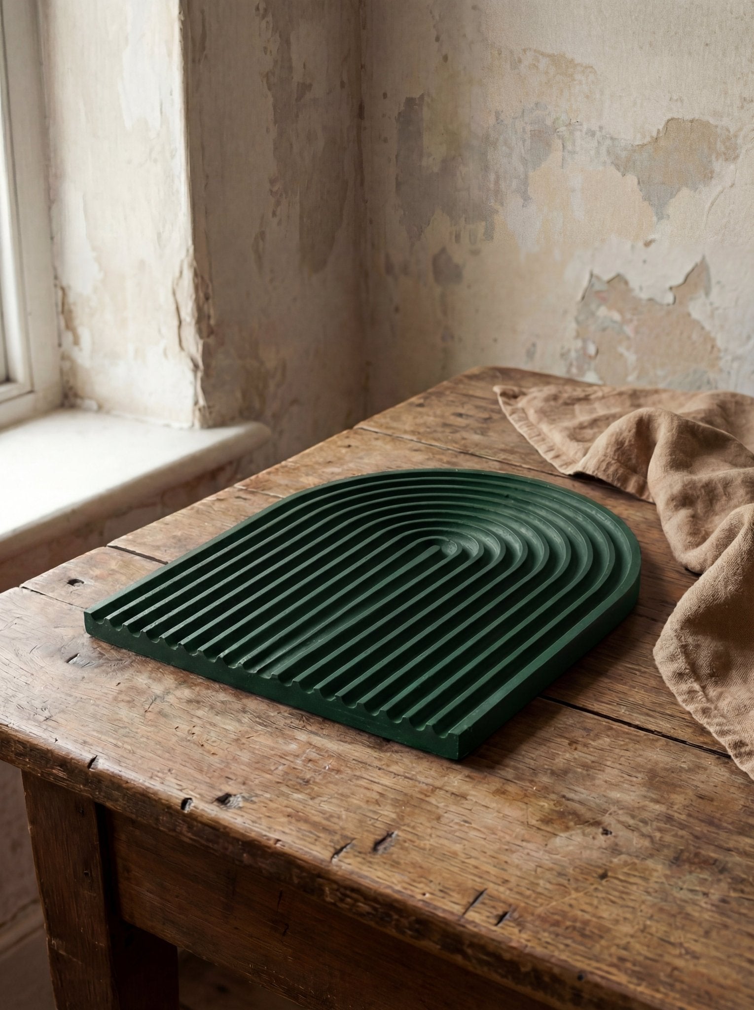 Arco Decorative Tray Forest Green Ember Collective