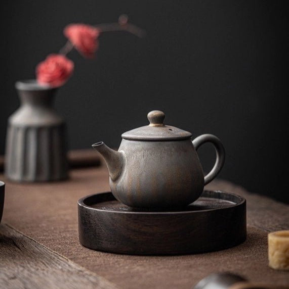 Ceramic Metallic Glaze Teapot The Bright Angle