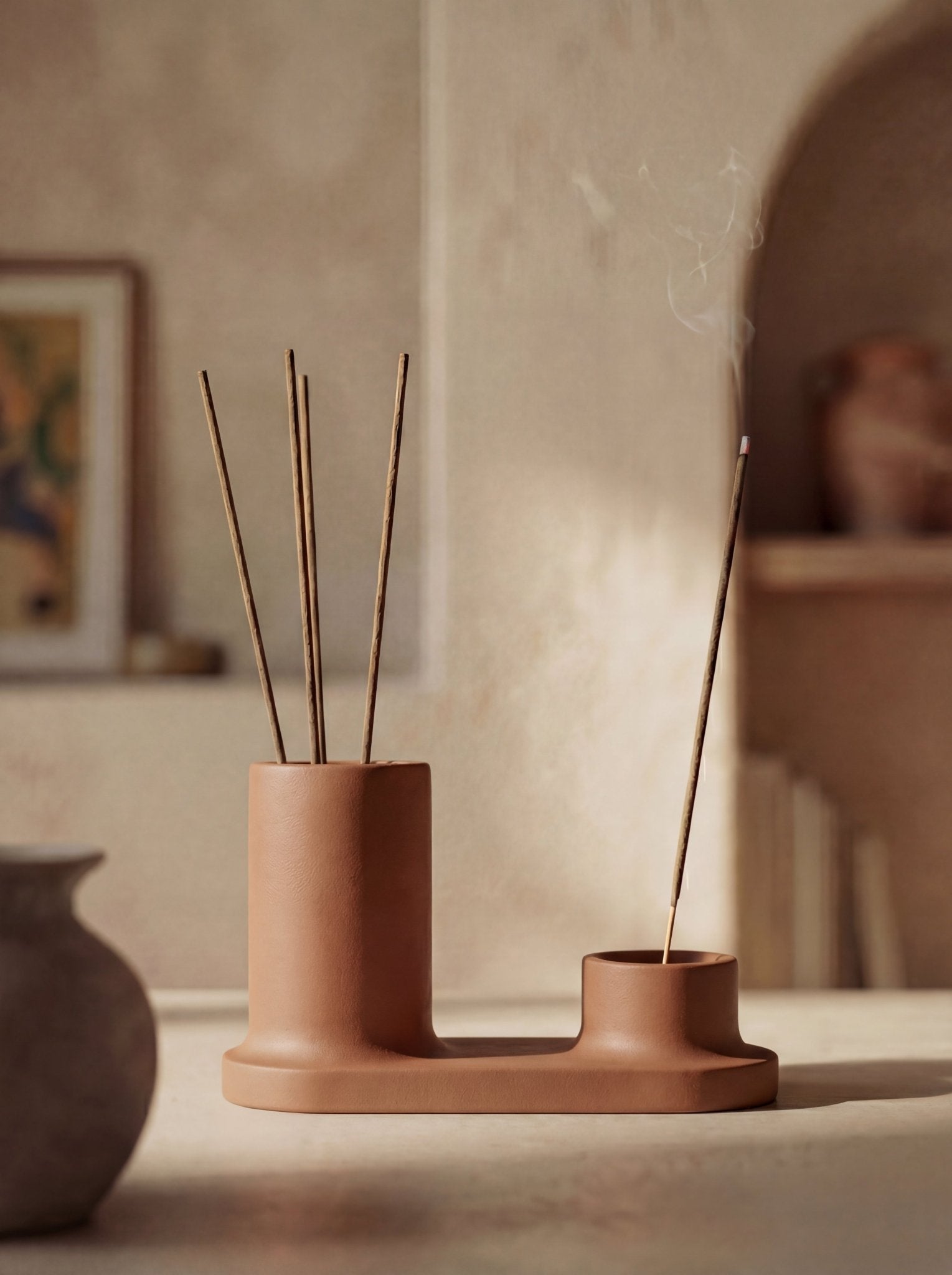 Chimney Incense Holder - composite incense holder - Ember Collective
