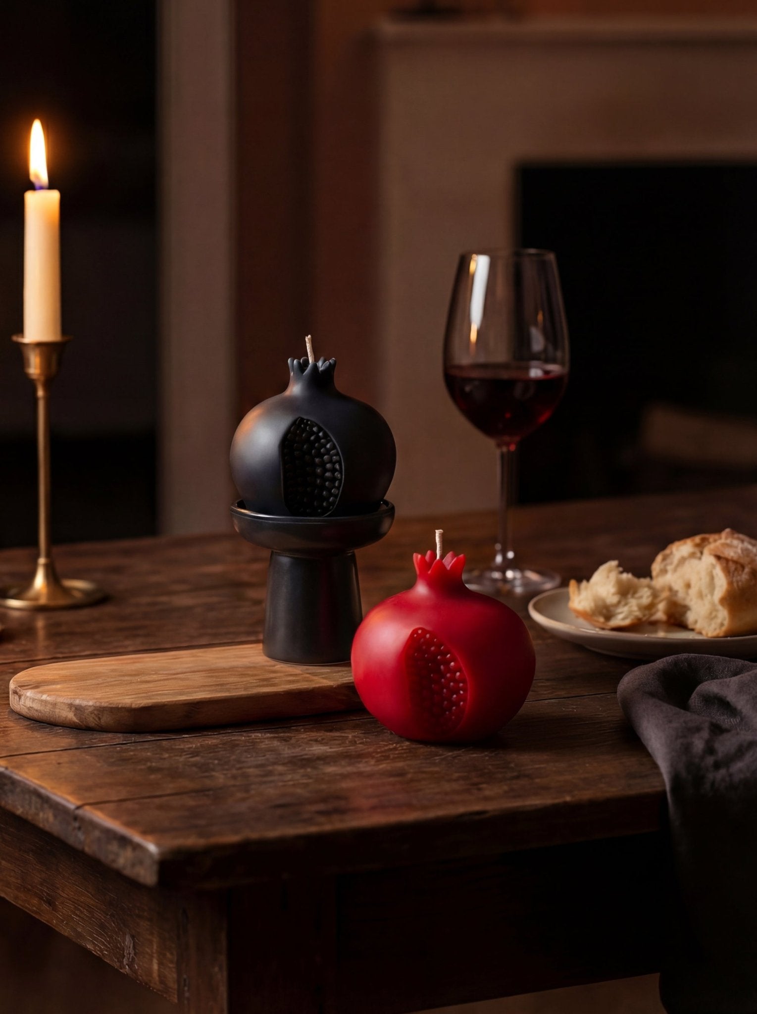 Hand - Poured Soy Candle Black + Tobacco Vanilla Ember Collective