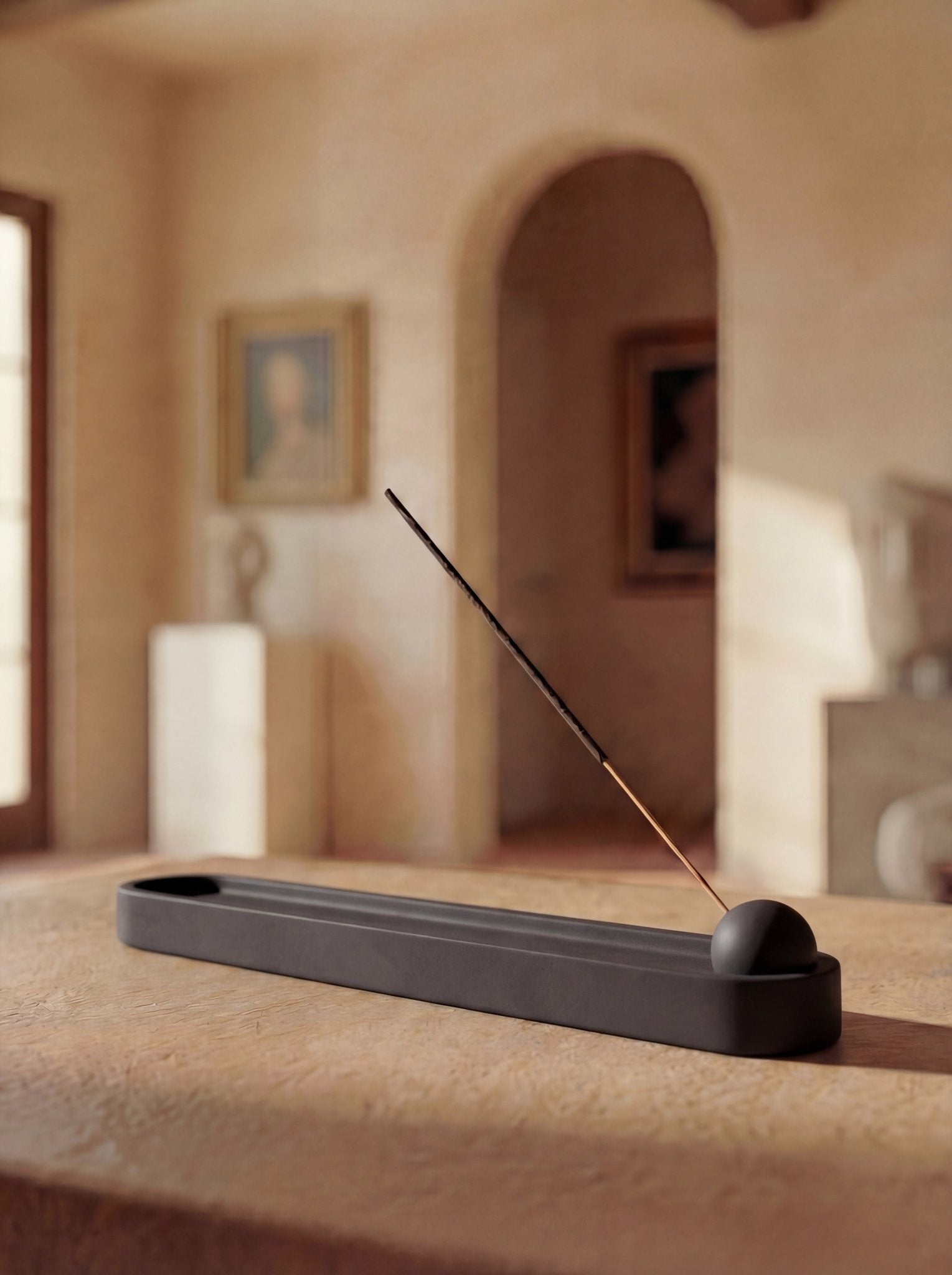 Sphere Incense Holder Black Ember Collective