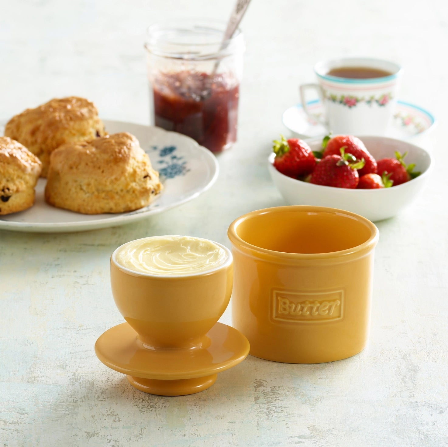 The Butter Bell® Crock — Color Edition Ebony Matte Ember Collective