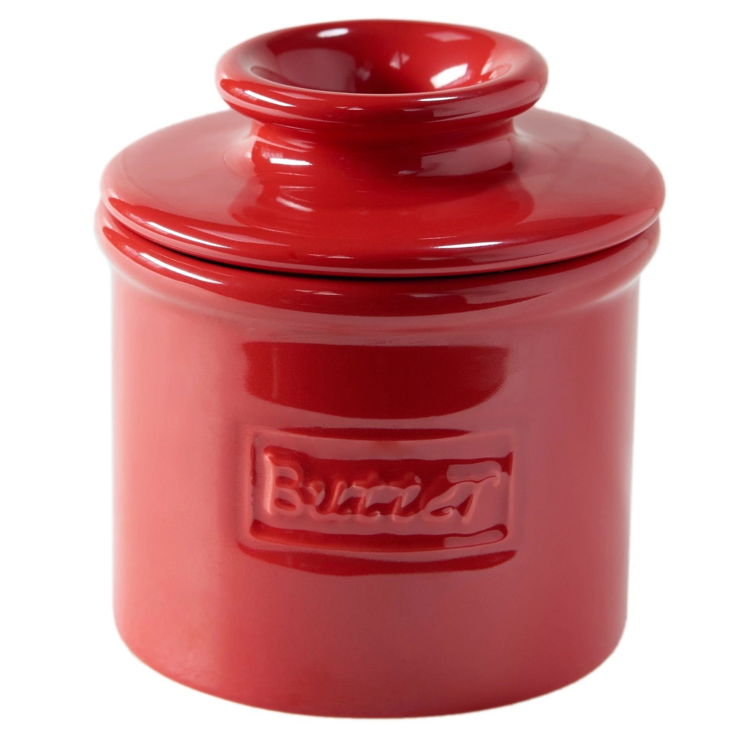 The Butter Bell® Crock — Color Edition Maraschino Red Ember Collective