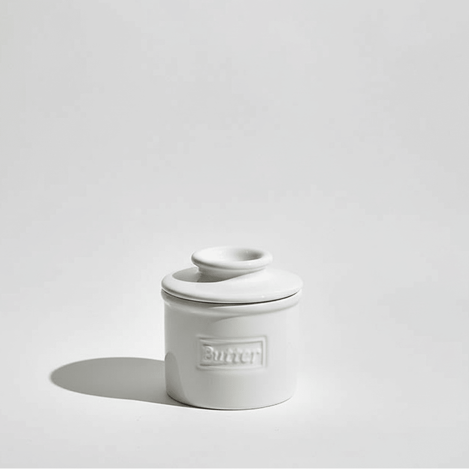 The Butter Bell® Crock — Color Edition White Ember Collective