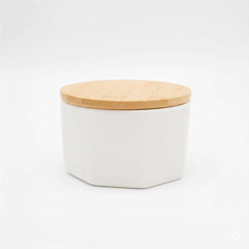 Wood Lid for Salt Cellar Natural Ember Collective
