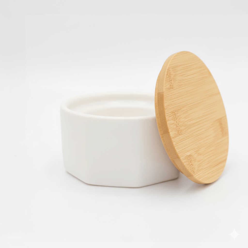 Wood Lid for Salt Cellar Natural Ember Collective