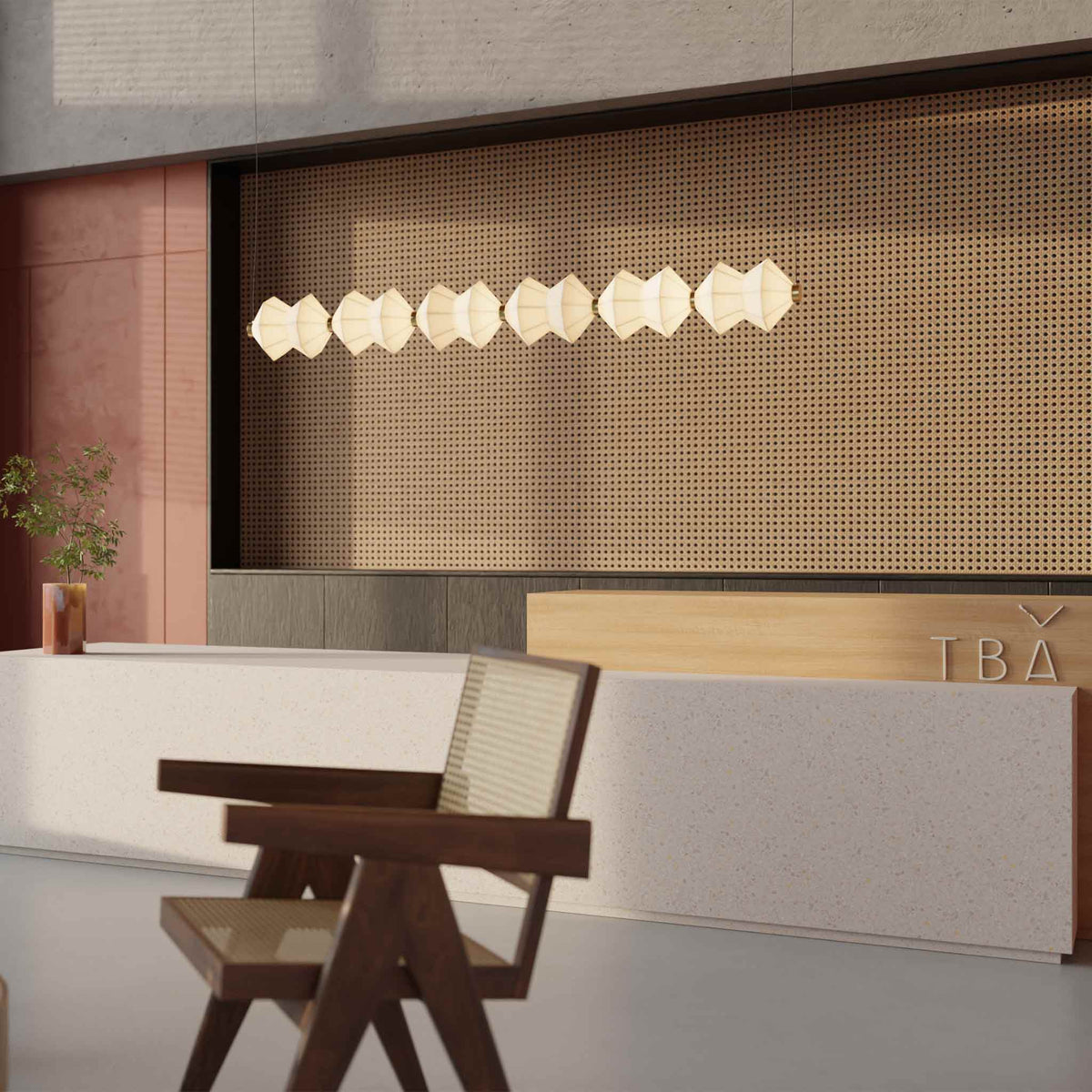 Abacus Ceramic Modular Suspension Hanging Light - linear suspension ...